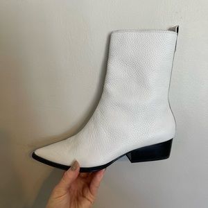 Calvin Klein boots!  Size 8.5! In VERY good condition! White!